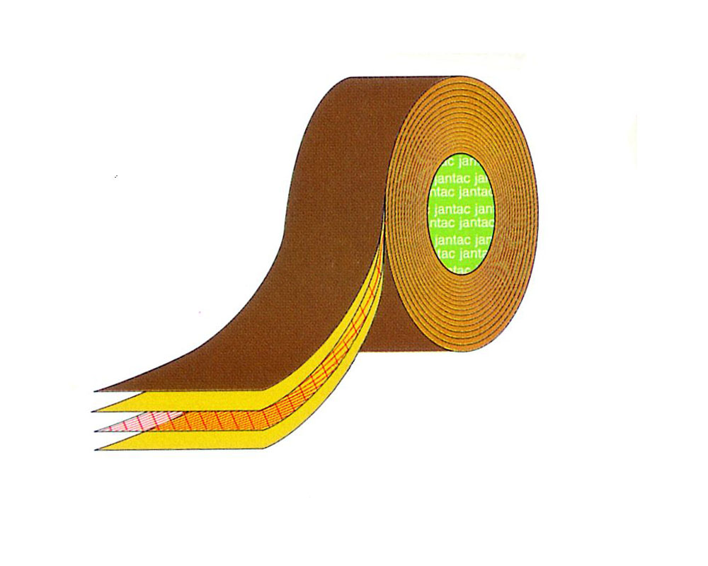 Jantac 85 | Lösungsfreier Kontaktkleber von der Rolle | 85 mm x 50 m | Karton mit 6 Rollen