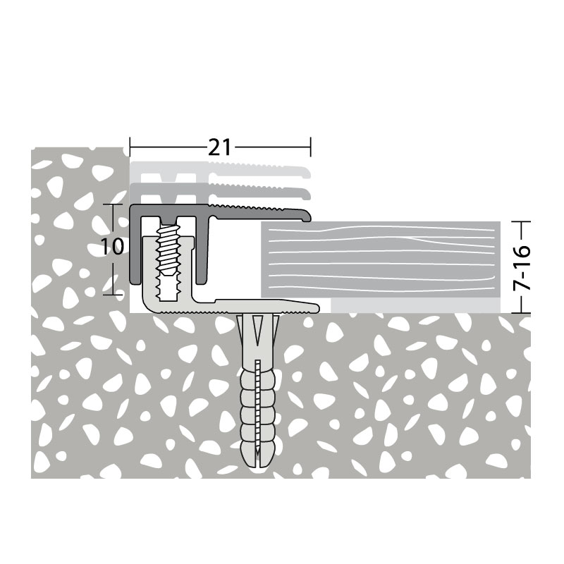 PRINZ LPS 220 Abschlussprofil Nr. 222, 21 x 10 mm in verschiedenen Farben PRINZ LPS 220 Abschlussprofil Nr. 222, 21 x 10 mm in verschiedenen Farben