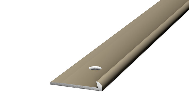 PRINZ Alu Abschlussprofil Nr. 159, 18 x 3 mm, 250 cm, edelstahloptik matt PRINZ Alu Abschlussprofil Nr. 159, 18 x 3 mm, 250 cm, edelstahloptik matt