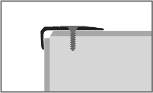 Küberit Reno Treppenkantenprofil Typ 711, 100 cm, poliert (F3)