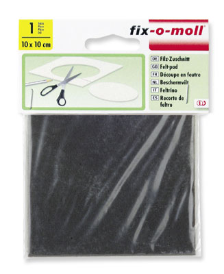 fix-o-moll Filz-Zuschnitt 10 x 10 cm braun fix-o-moll Filz-Zuschnitt 10 x 10 cm braun
