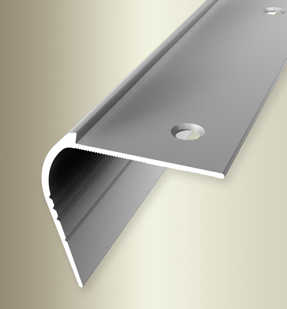 Küberit Alu Treppenkantenprofil Typ 865, 500 cm, silber (F4) Küberit Alu Treppenkantenprofil Typ 865, 500 cm, silber (F4)