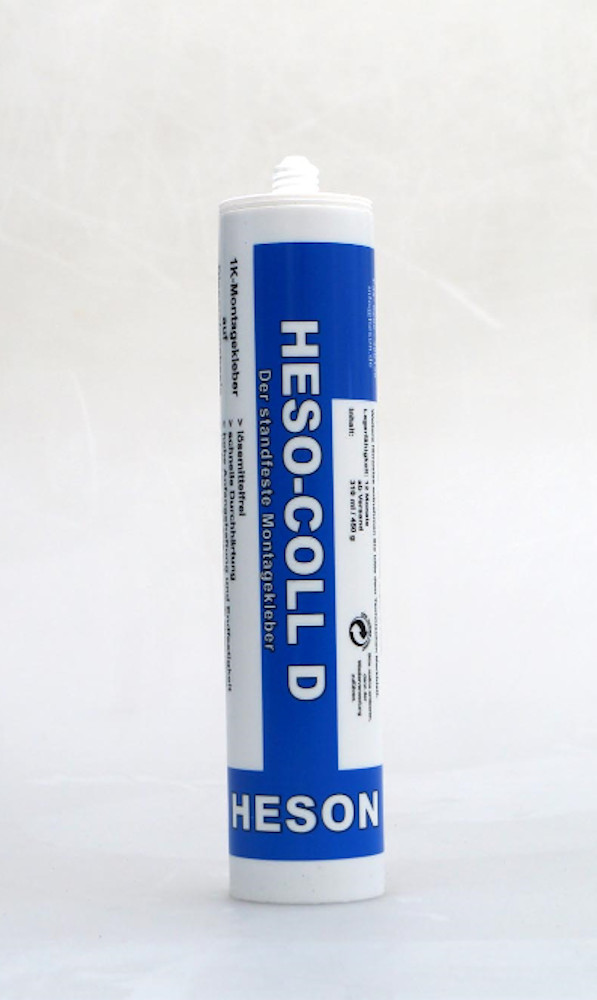 Heso-Coll-D Montageklebstoff 310 ml. Dispersionsklebstoff weiß