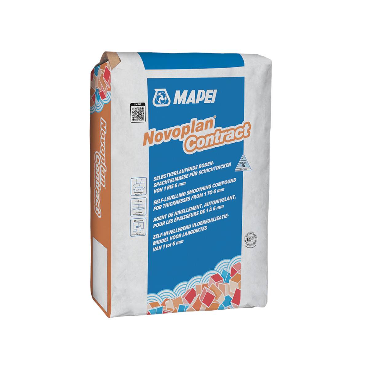 MAPEI Novoplan Contract - Bodenspachtelmasse – zementär l 25 kg MAPEI Novoplan Contract - Bodenspachtelmasse – zementär l 25 kg