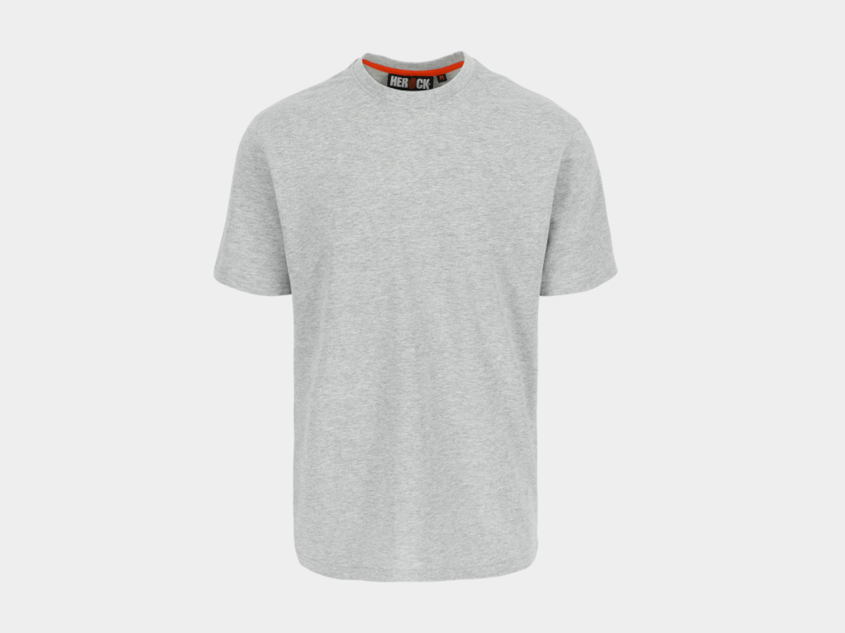HEROCK® Argo T-Shirt Kurzarm - hellgrau melliert - Gr. XS