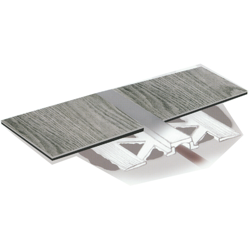 BOLTA Dehnungsfugenprofil 3 mm / 250 cm für Designbeläge silber (0873) BOLTA Dehnungsfugenprofil 3 mm / 250 cm für Designbeläge silber (0873)