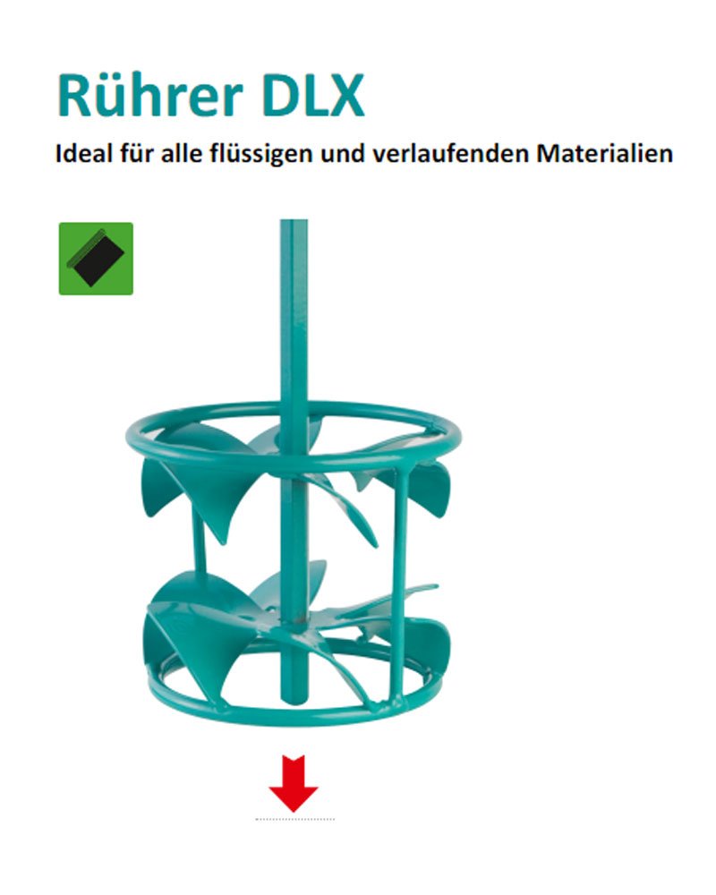 COLLOMIXER DLX152HF für 30 - 50 kg, Ø 150 mm