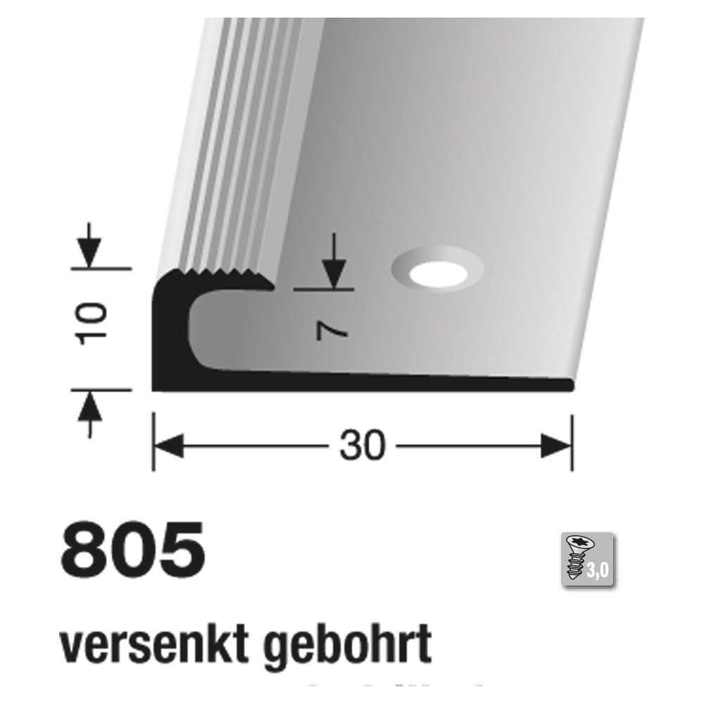 Küberit Alu Einfassprofil Typ 805, 500 cm, sand (F9) Küberit Alu Einfassprofil Typ 805, 500 cm, sand (F9)