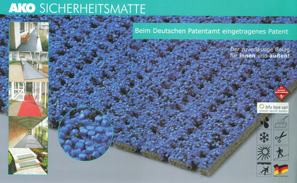 AKO Sicherheitsmatte anthrazit, 120 cm x 250 cm AKO Sicherheitsmatte anthrazit, 120 cm x 250 cm