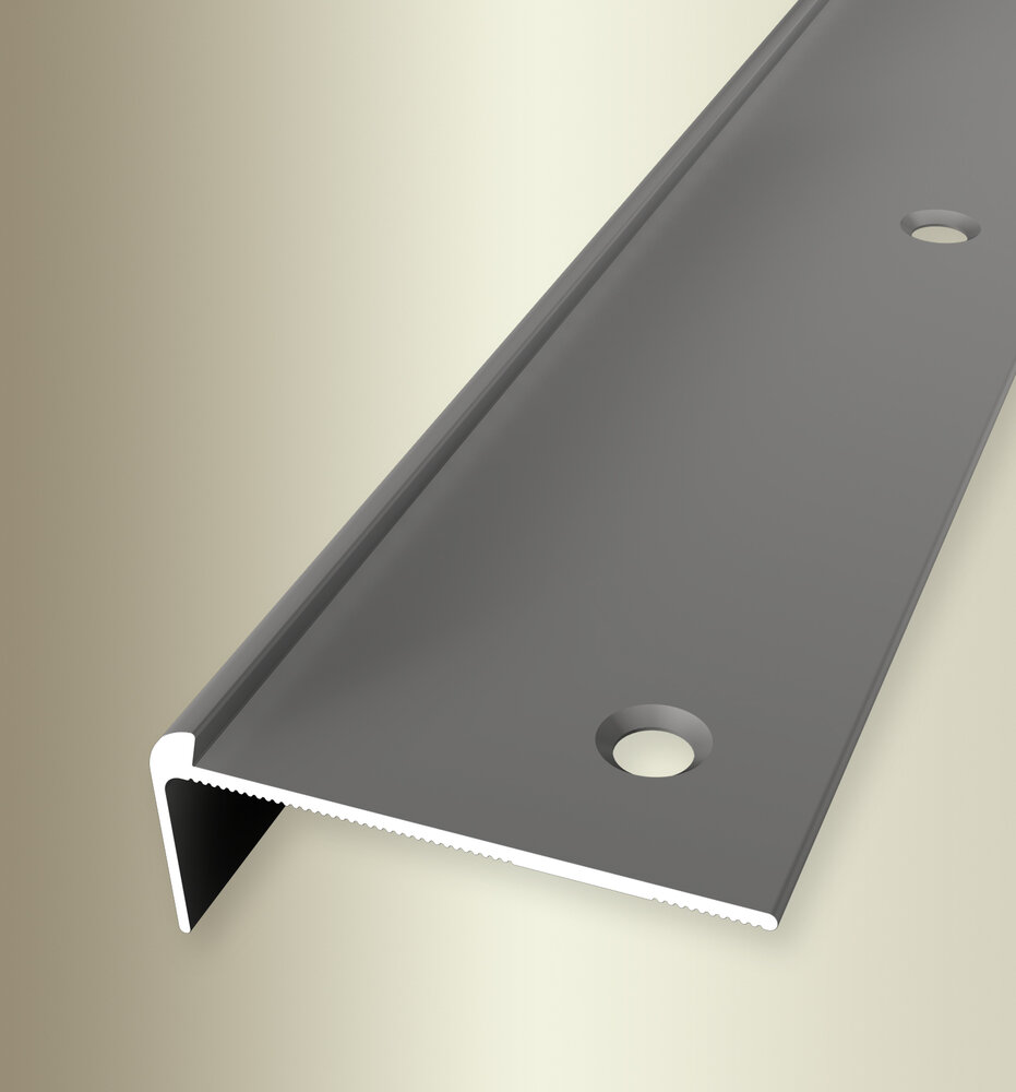 Küberit Alu Treppenkantenprofil Typ 862, 100 cm, edelstahloptik (F2) Küberit Alu Treppenkantenprofil Typ 862, 100 cm, edelstahloptik (F2)