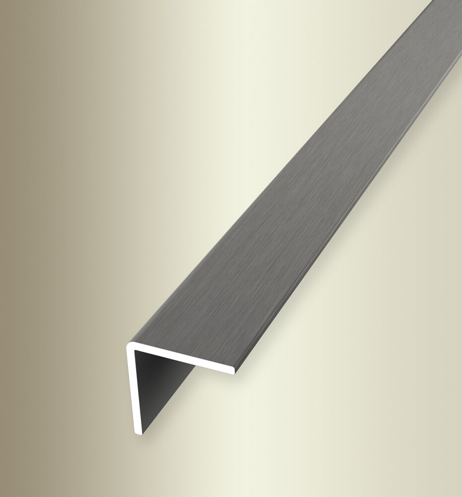 Küberit Winkelprofil 16 x 16 mm Typ 277 U, 250 cm, edelstahloptik (F2G)