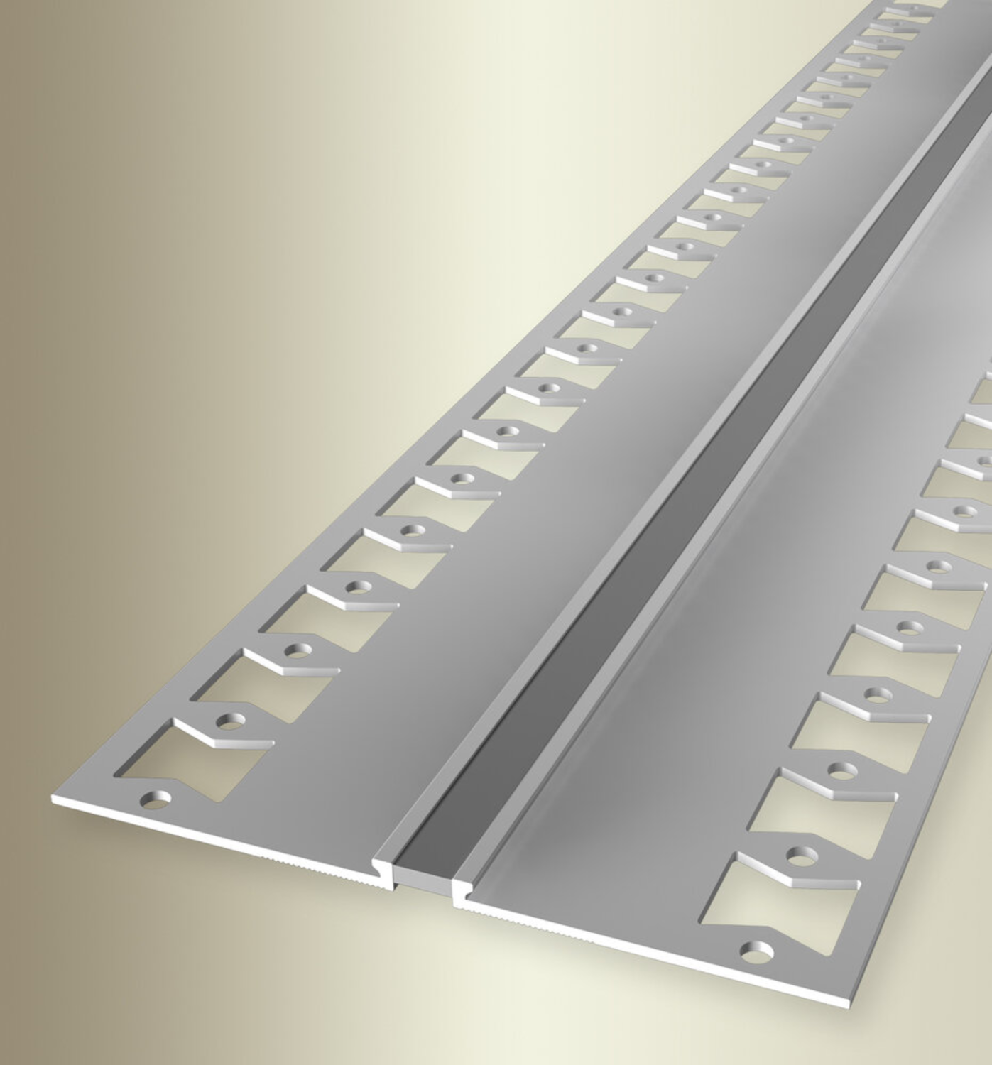 Küberit Alu Dehnungsprofil Typ 985 S, silber, 2,5 mm, grau (S10), 300 cm Küberit Alu Dehnungsprofil Typ 985 S, silber, 2,5 mm, grau (S10), 300 cm
