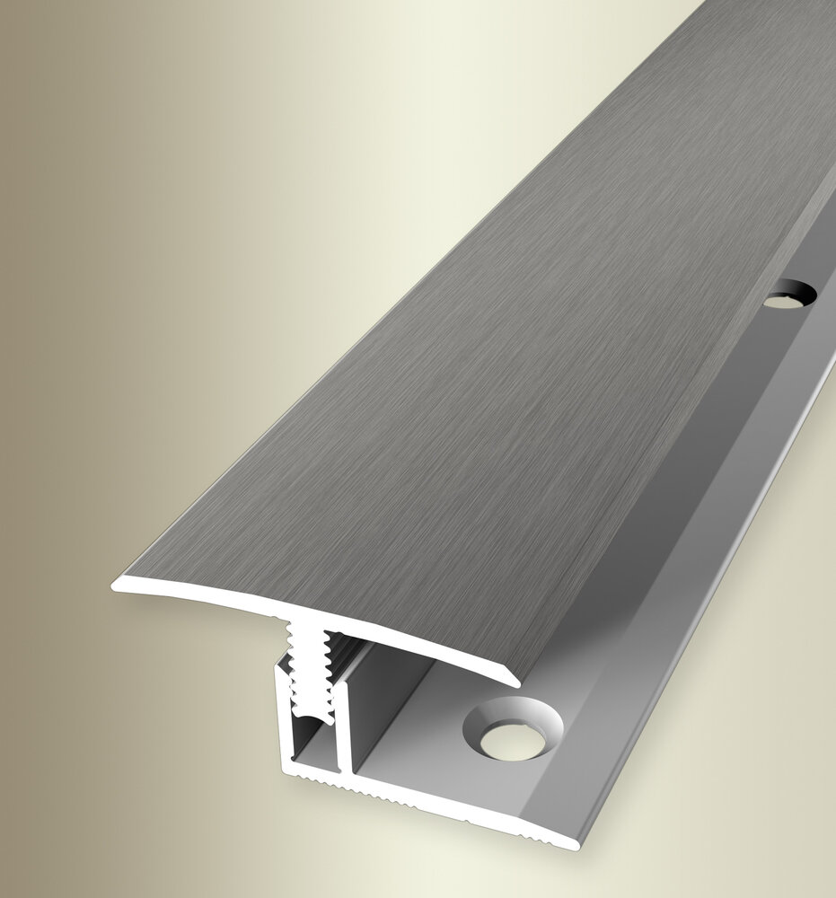 Küberit Übergangsprofil Mono-Clip Typ 558, 100 cm, edelstahloptik f.g. (F2G) Küberit Übergangsprofil Mono-Clip Typ 558, 100 cm, edelstahloptik f.g. (F2G)