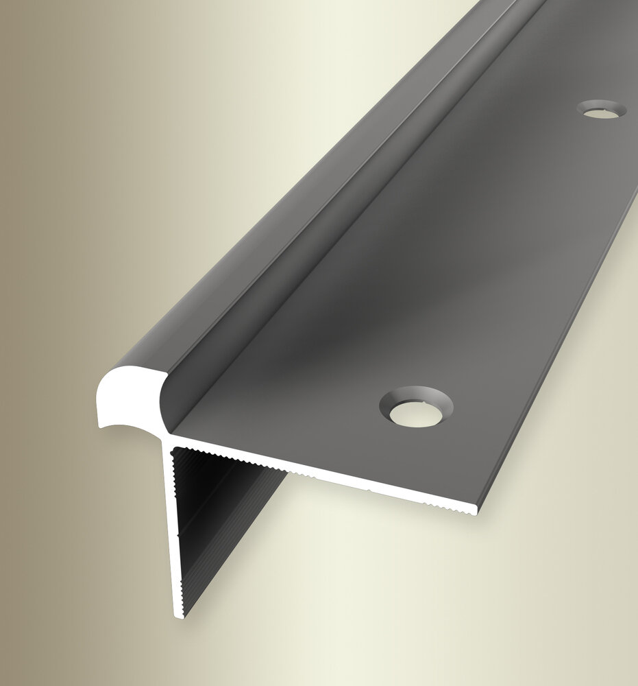 Küberit Alu Treppenkantenprofil Typ 874, 250 cm, edelstahloptik (F2) Küberit Alu Treppenkantenprofil Typ 874, 250 cm, edelstahloptik (F2)
