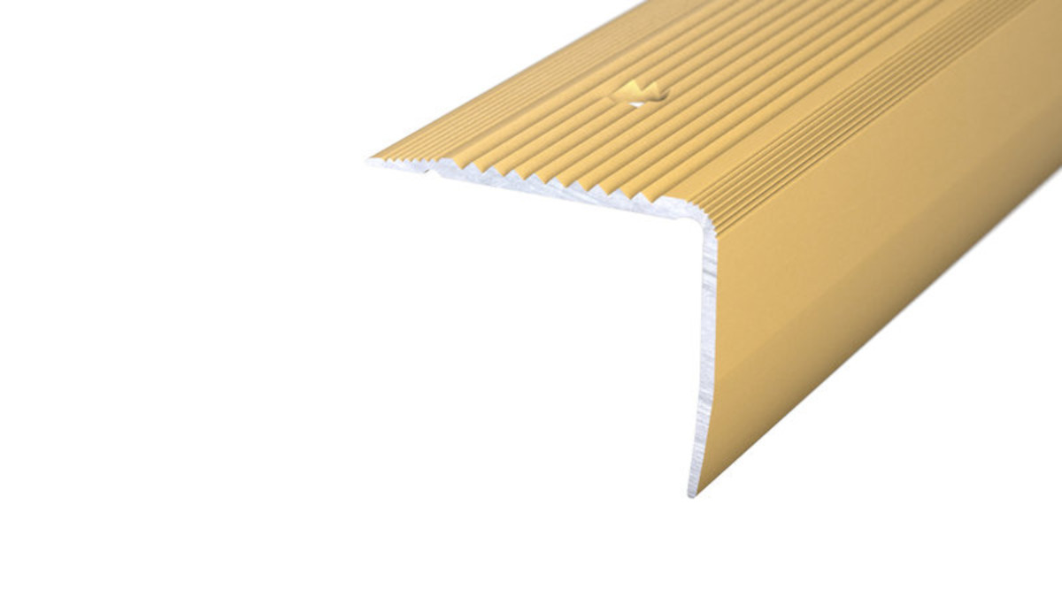 PRINZ Treppenkantenprofil Nova Nr.172, 55 x 44 mm, 250 cm, gold PRINZ Treppenkantenprofil Nova Nr.172, 55 x 44 mm, 250 cm, gold