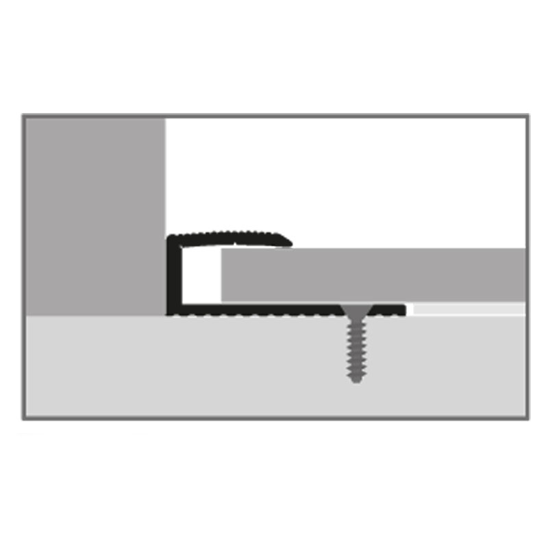 Küberit Alu Einfassprofil Typ 212, 90 cm, bronze (F6)