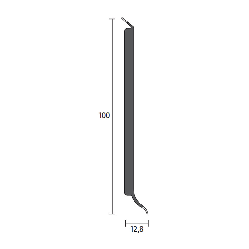 BOLTA Hartschaum SL 100 mm, 400 cm stanzbar, buche (8619) BOLTA Hartschaum SL 100 mm, 400 cm stanzbar, buche (8619)