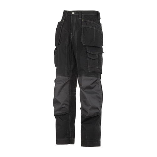 Bodenlegerhose Gr. 160 mit Holstertaschen, schwarz Bodenlegerhose Gr. 160 mit Holstertaschen, schwarz