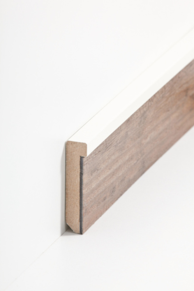 SÜDBROCK MDF Fußleiste für Designböden 13 x 60 mm, mit Dekorfolie ummantelt, Creme (5127), 250 cm SÜDBROCK MDF Fußleiste für Designböden 13 x 60 mm, mit Dekorfolie ummantelt, Creme (5127), 250 cm