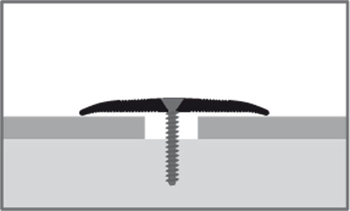 Küberit Übergangsprofil 36 mm Typ 440, 100 cm, edelstahloptik (F2) Küberit Übergangsprofil 36 mm Typ 440, 100 cm, edelstahloptik (F2)
