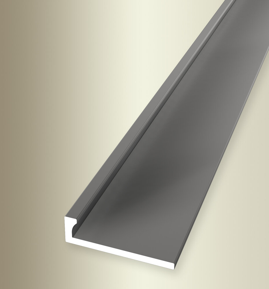 KÜBERIT Ungestanztes Profil 4,5 mm Typ 302 U, 250 cm, edelstahloptik (F2) KÜBERIT Ungestanztes Profil 4,5 mm Typ 302 U, 250 cm, edelstahloptik (F2)