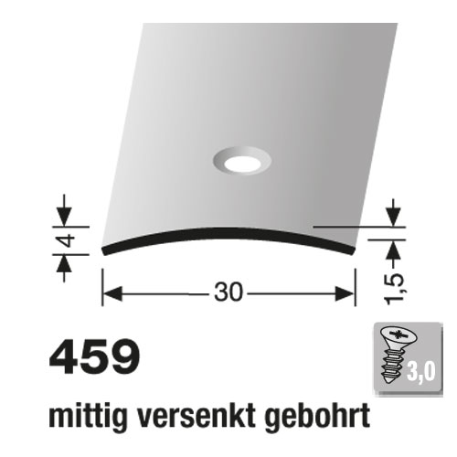 Küberit Alu Übergangsprofil 30 mm Typ 459, 90 cm, bronze (F6) Küberit Alu Übergangsprofil 30 mm Typ 459, 90 cm, bronze (F6)