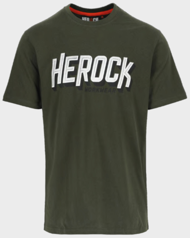 HEROCK® T-Shirt Herock Logo, dunkles khaki, Gr. L HEROCK® T-Shirt Herock Logo, dunkles khaki, Gr. L
