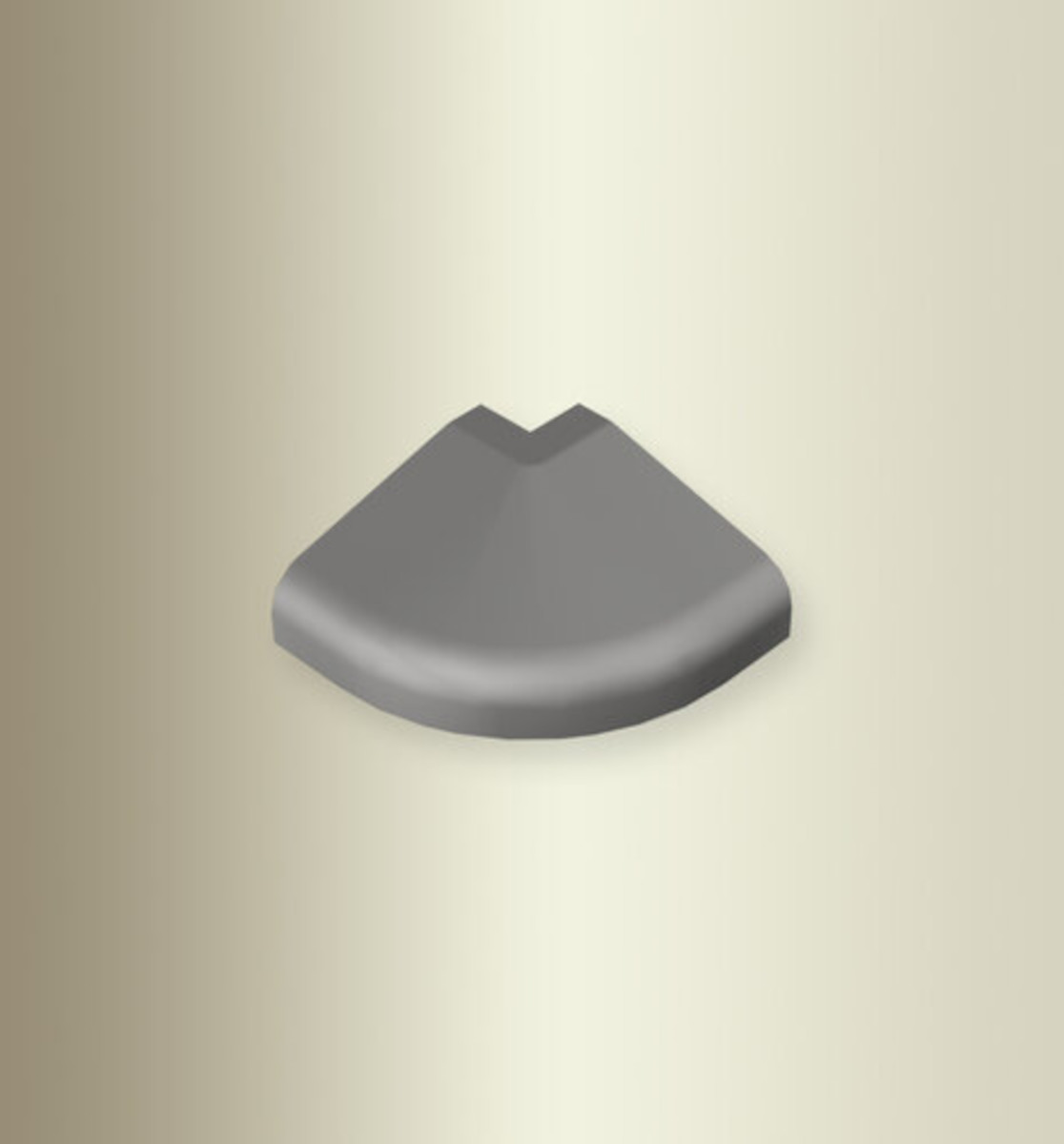 Küberit 90° Außenecken Typ 928 AE, Kunststoff lackiert edelstahloptik (F2G)