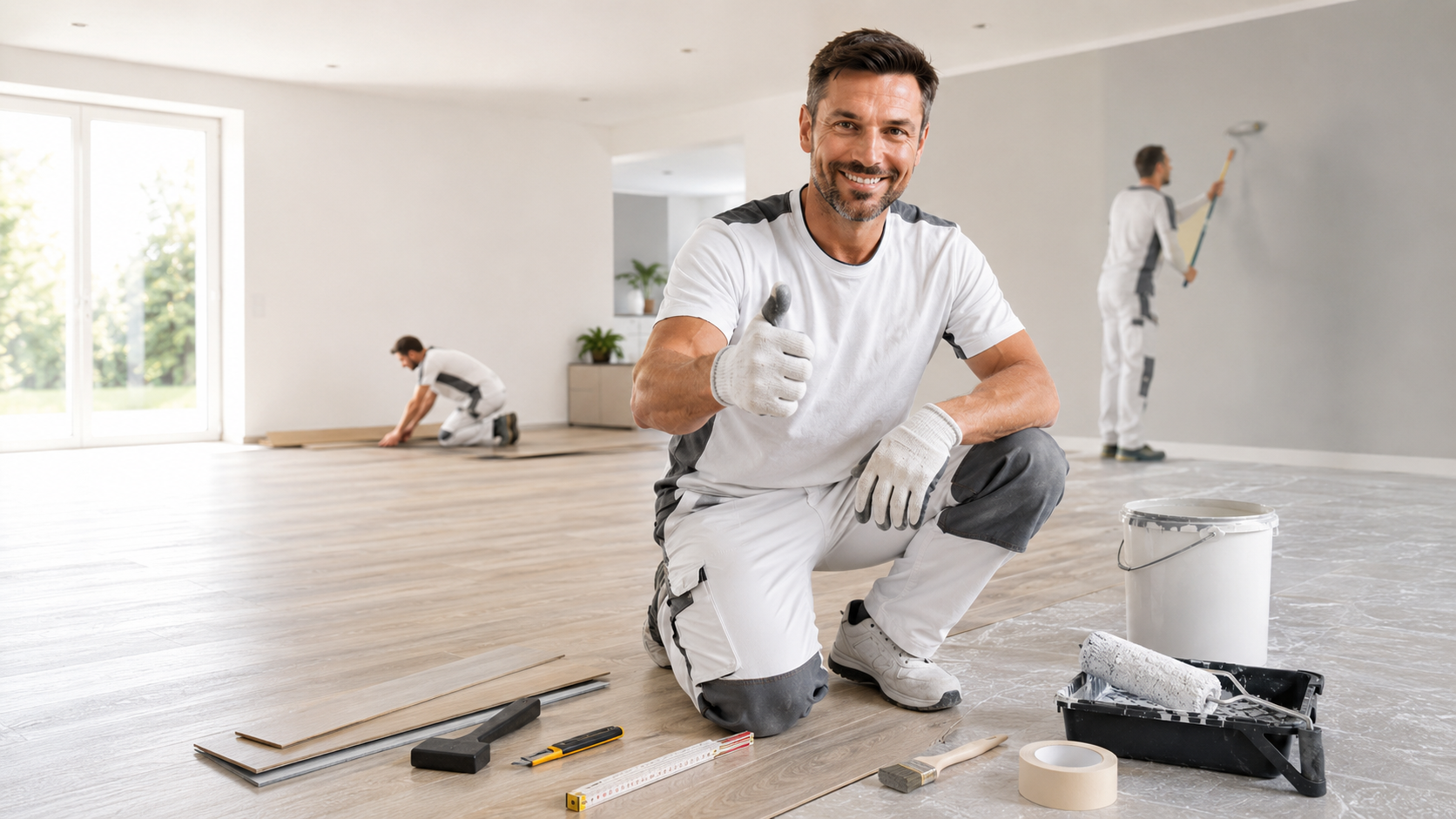 Bodenleger- und Malerbedarf für professionelle Handwerker