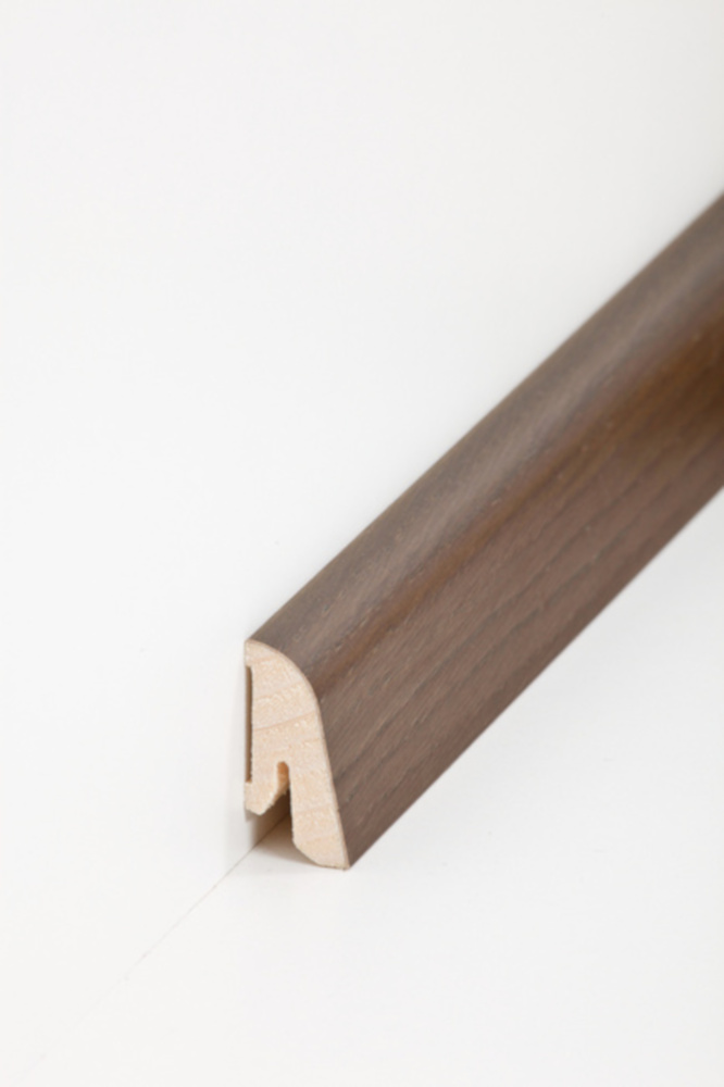 SÜDBROCK Holz - Fußleiste 19x38mm 250cm Echtholz furniert, Eiche geräu