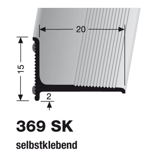 Küberit Alu Abschlussprofil Typ 369 SK, 270 cm, bronze (F6) Küberit Alu Abschlussprofil Typ 369 SK, 270 cm, bronze (F6)