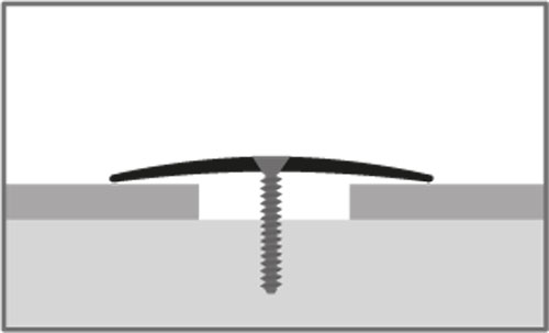 Küberit Alu Übergangsprofil 50 mm Typ 463, 90 cm, bronze (F6)