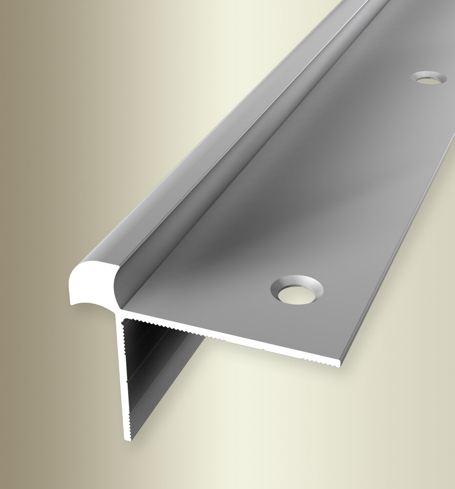 Küberit Alu Treppenkantenprofil Typ 874, 250 cm, silber (F4) Küberit Alu Treppenkantenprofil Typ 874, 250 cm, silber (F4)