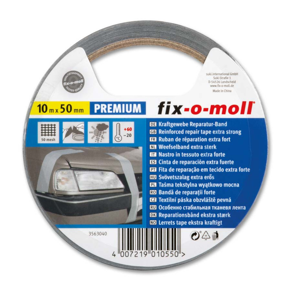 fix-o-moll Power Band. Premium silber 10 m x 50 mm fix-o-moll Power Band. Premium silber 10 m x 50 mm