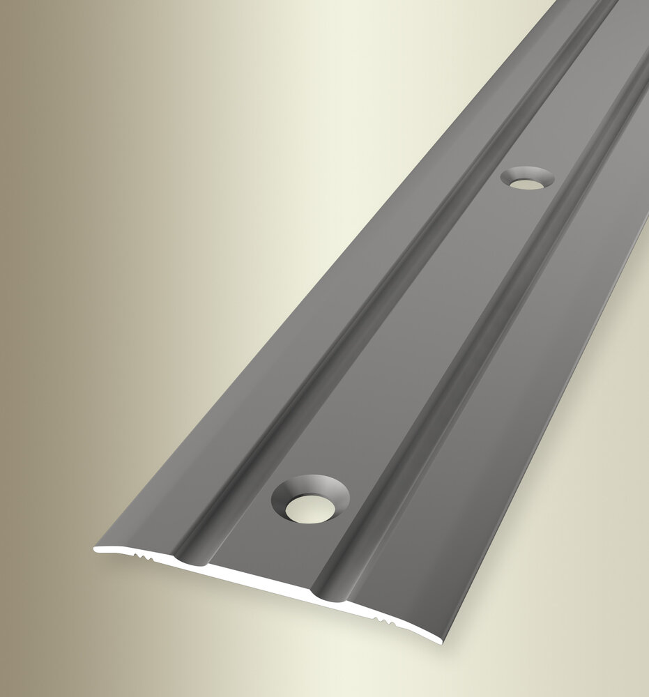 Küberit Alu Übergangsprofil 38 mm, Typ 438, 100 cm, edelstahloptik (F2) Küberit Alu Übergangsprofil 38 mm, Typ 438, 100 cm, edelstahloptik (F2)