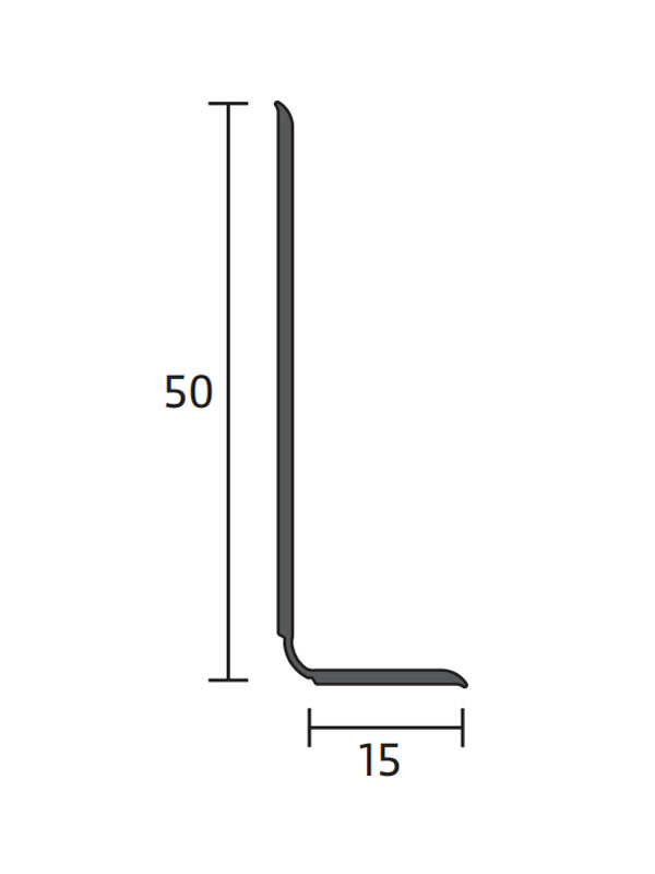 BOLTA Weich-PVC-Sockelleiste 50/15 50 m Rolle BOLTA Weich-PVC-Sockelleiste 50/15 50 m Rolle
