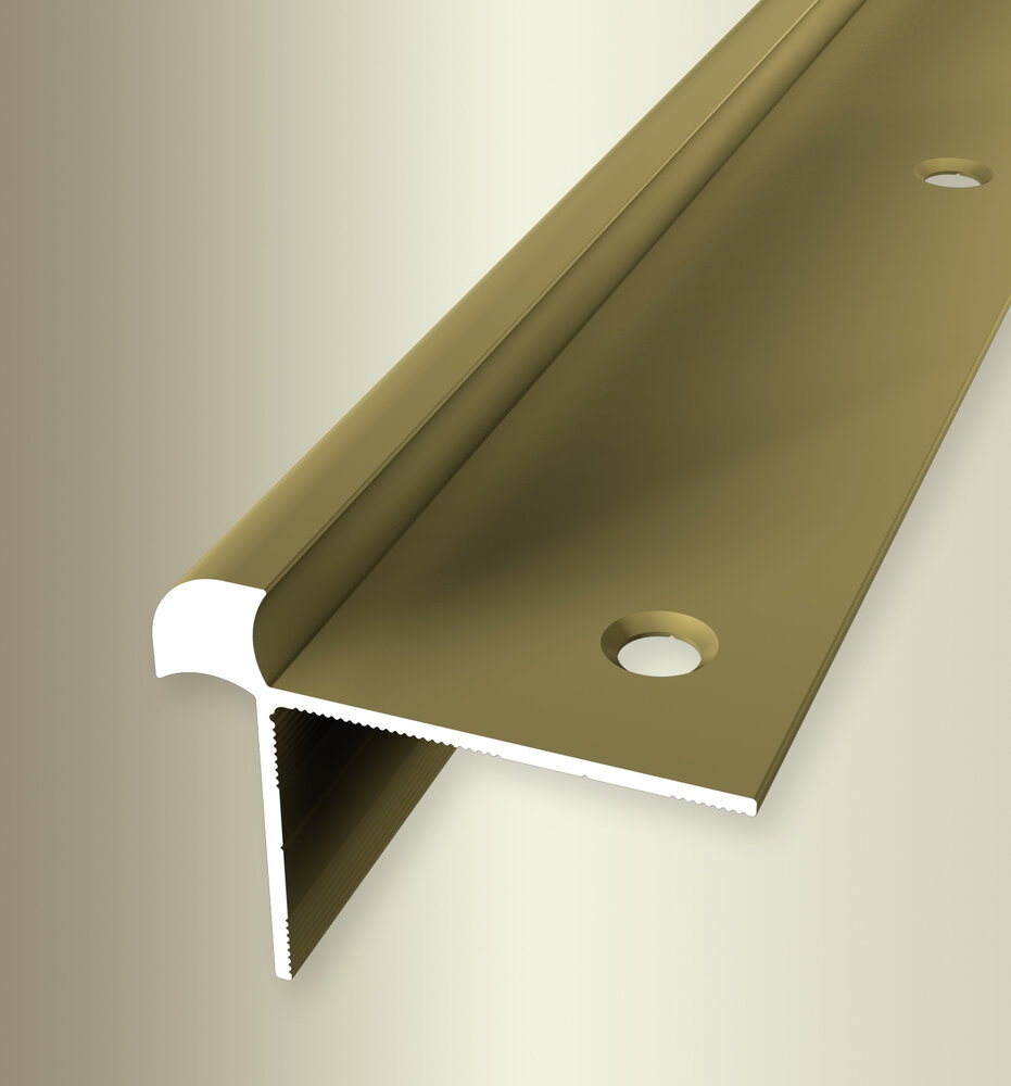Küberit Alu Treppenkantenprofil Typ 874, 250 cm, gold (F5) Küberit Alu Treppenkantenprofil Typ 874, 250 cm, gold (F5)
