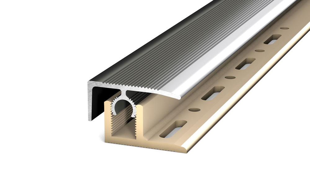 PRINZ PROFI-TEC Master Abschlussprofil Nr. 310, 28 mm, 270 cm, edelstahl poliert PRINZ PROFI-TEC Master Abschlussprofil Nr. 310, 28 mm, 270 cm, edelstahl poliert