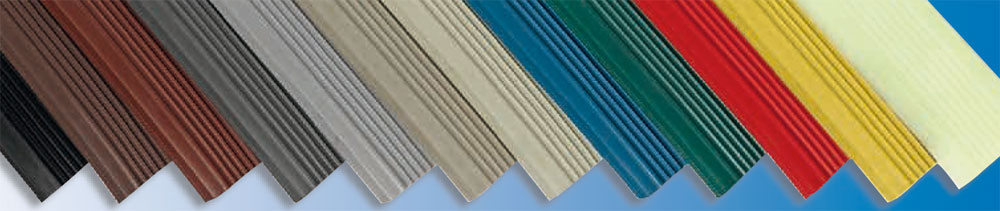 Küberit PVC Einlage gerillt 25m Rolle Küberit PVC Einlage gerillt 25m Rolle