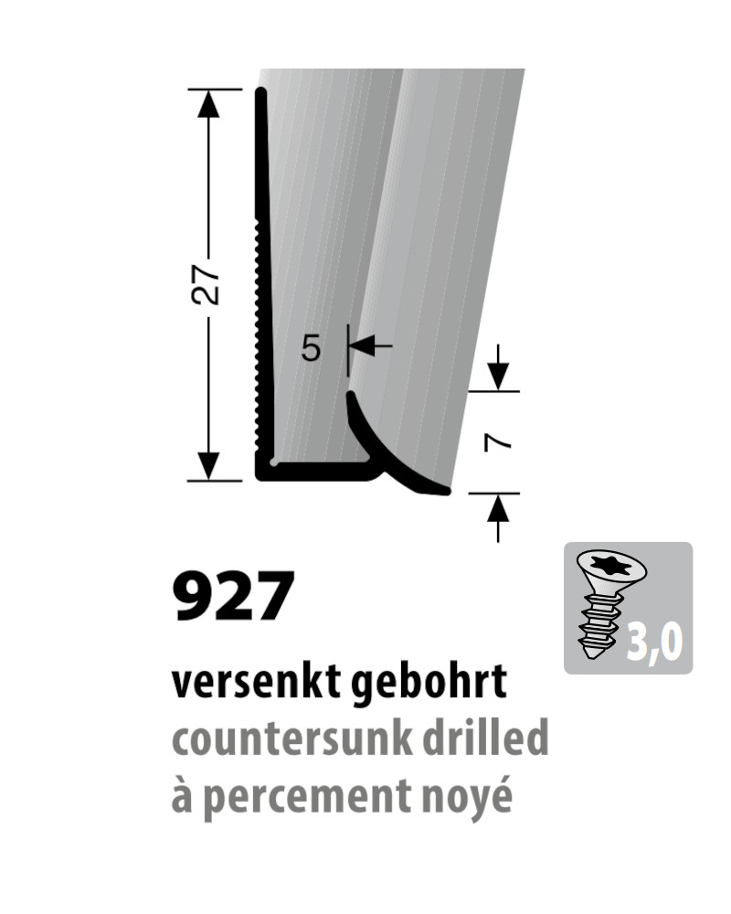 Küberit Alu Sockelleiste Typ 927 Küberit Alu Sockelleiste Typ 927