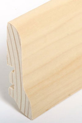 SÜDBROCK Holz-Fußleiste 20 x 60 mm, 250 cm, Ahorn lackiert (05)