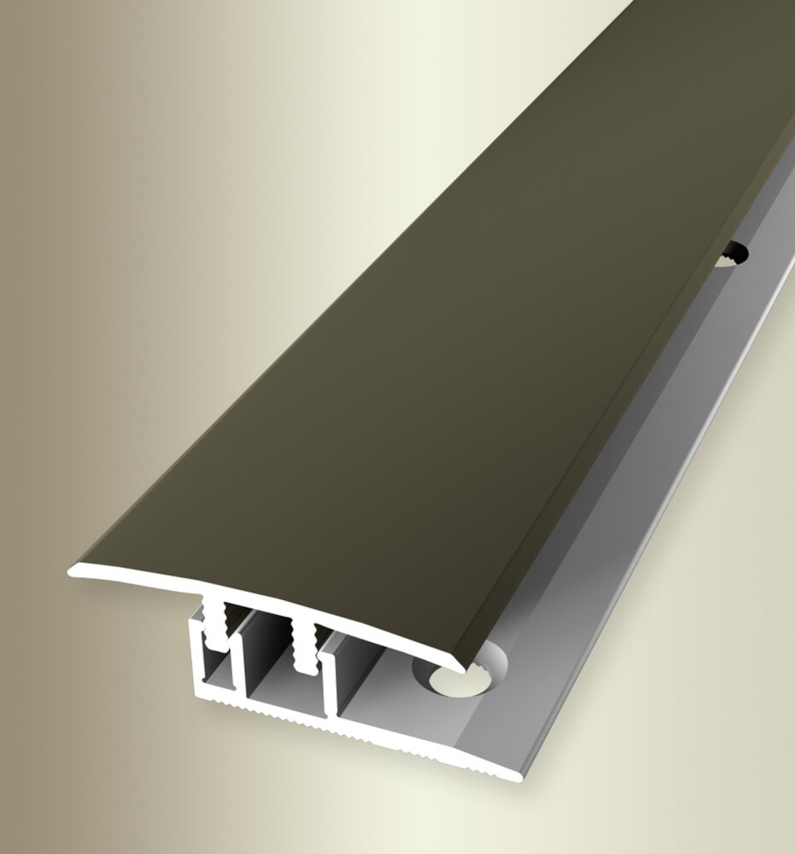 Küberit Übergangsprofil Design-Clip® Plus Typ 678, 100 cm, bronze (F6)