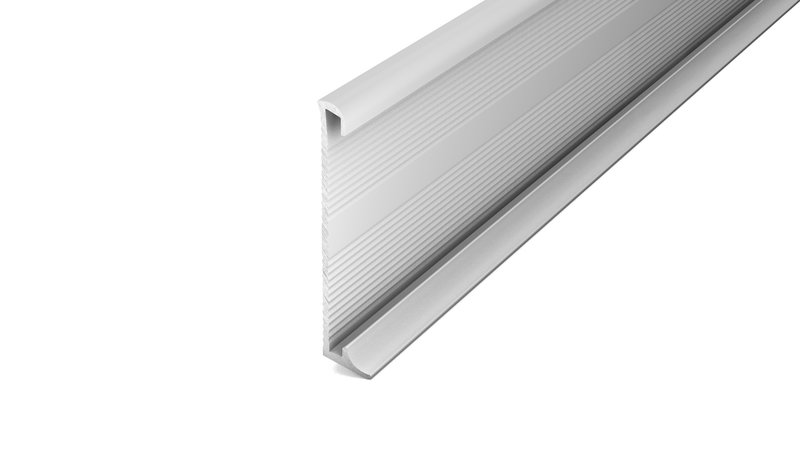 PRINZ Aluminium Sockelleiste mit Einschub Nr. 378, 11 x 60 mm, 270 cm, silber PRINZ Aluminium Sockelleiste mit Einschub Nr. 378, 11 x 60 mm, 270 cm, silber