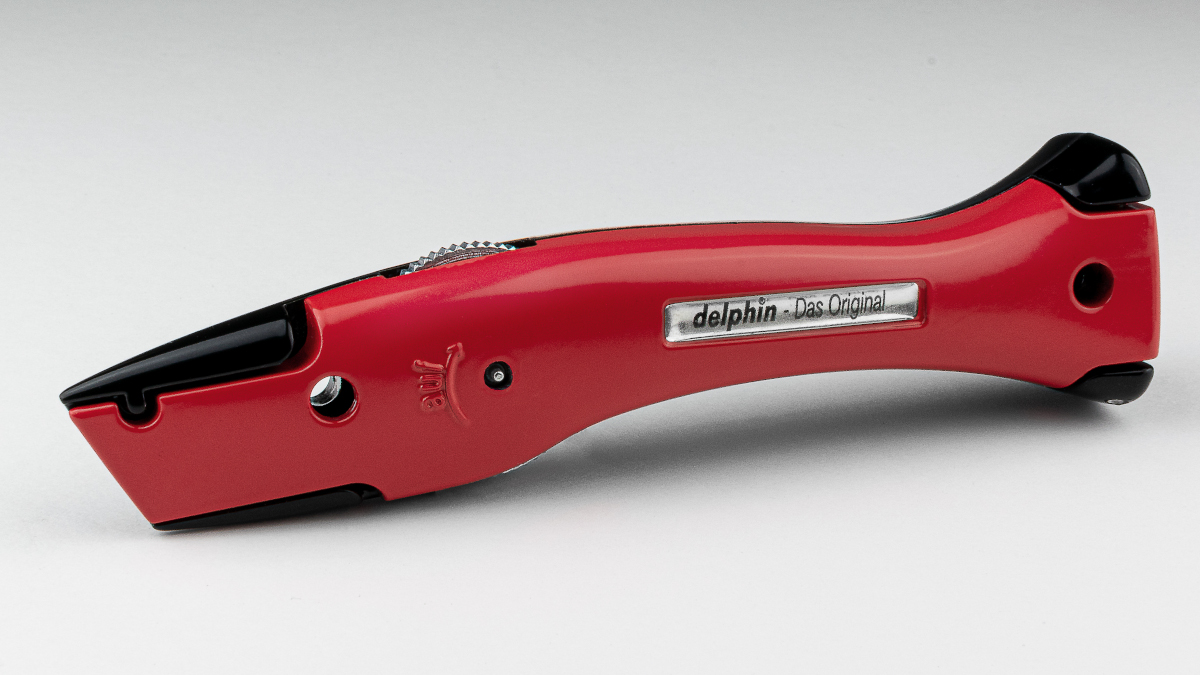 Delphin® 03 - Universalmesser Das Original, Club-Edition 2-farbig, rot-schwarz Delphin® 03 - Universalmesser Das Original, Club-Edition 2-farbig, rot-schwarz