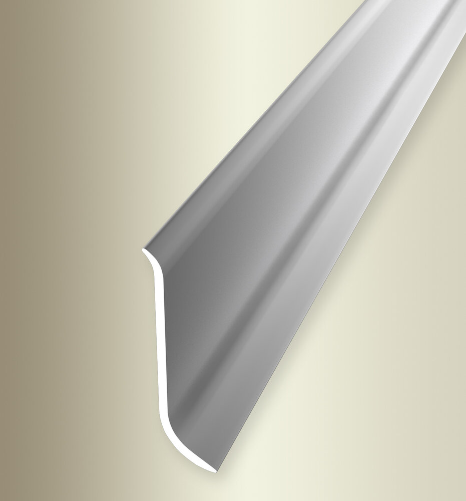 Küberit Alu Sockelleiste Typ 910 U, 250 cm, silber (F4) Küberit Alu Sockelleiste Typ 910 U, 250 cm, silber (F4)