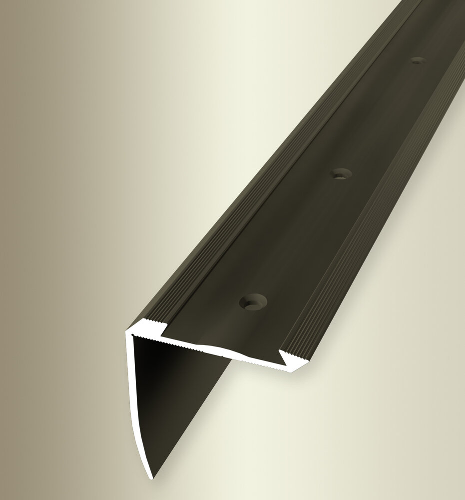 KÜBERIT Alu Kombi-Treppenkante Typ 709 40 x 42 mm, 250 cm, bronze (F6)