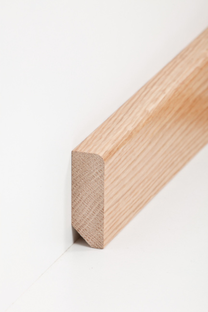 SÜDBROCK Eiche Massiv Holz-Fußleiste 20 x 58 mm, abgerundet, natur lackiert SÜDBROCK Eiche Massiv Holz-Fußleiste 20 x 58 mm, abgerundet, natur lackiert