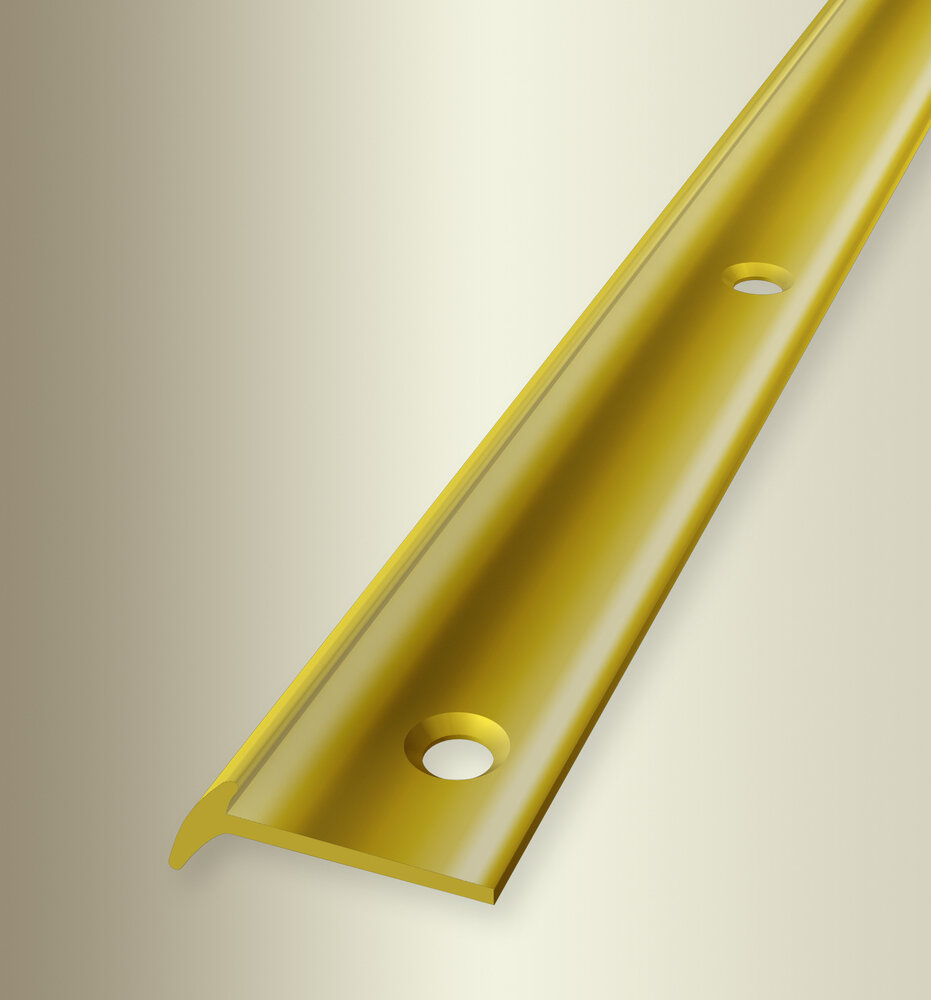 Küberit Abschlussprofil Typ 342, 250 cm, Messing poliert (F7)