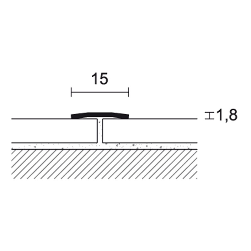 Profilpas Edelstahl-Übergangsprofil poliert,selbstklebend, 15 mm x 270 cm Profilpas Edelstahl-Übergangsprofil poliert,selbstklebend, 15 mm x 270 cm