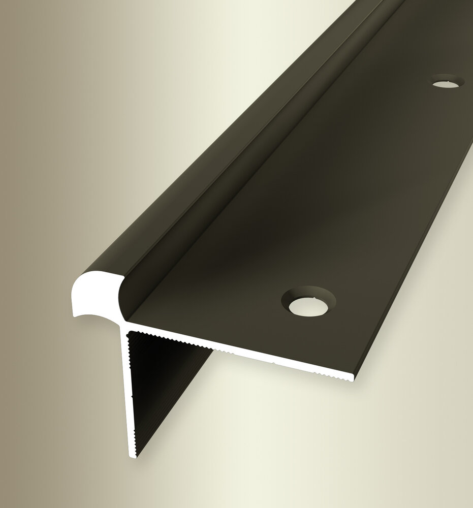 Küberit Alu Treppenkantenprofil Typ 874, 250 cm, bronze (F6) Küberit Alu Treppenkantenprofil Typ 874, 250 cm, bronze (F6)